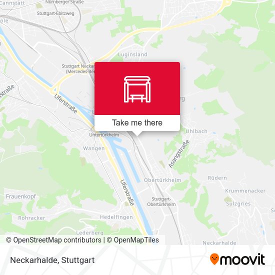 Карта Neckarhalde