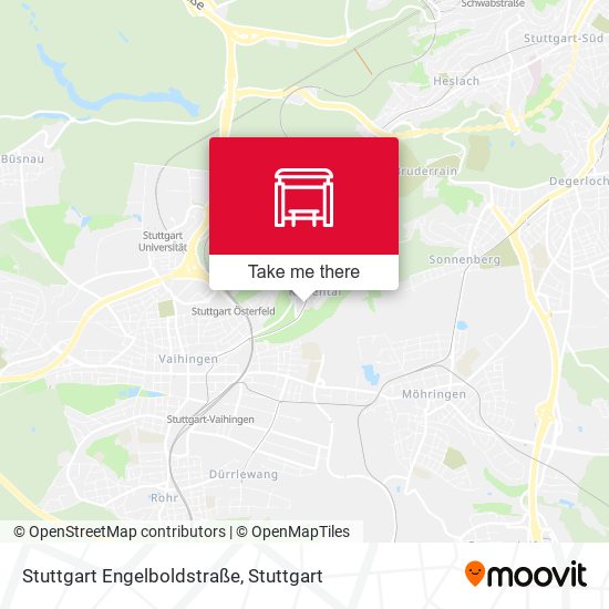 Stuttgart Engelboldstraße map