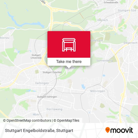 Stuttgart Engelboldstraße map