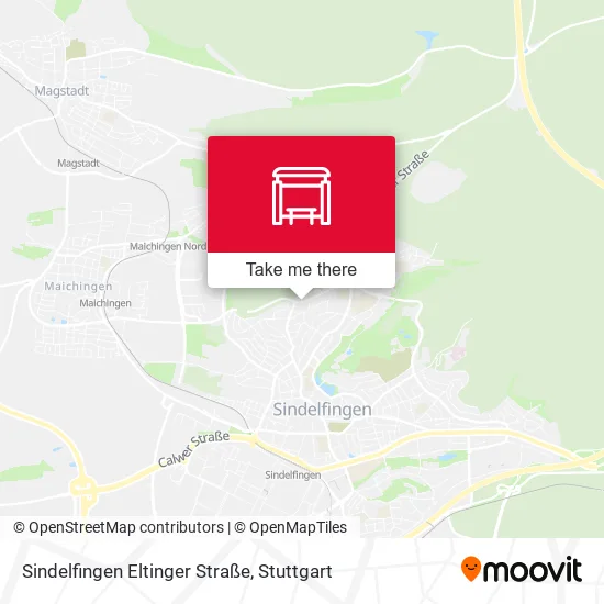 Карта Sindelfingen Eltinger Straße