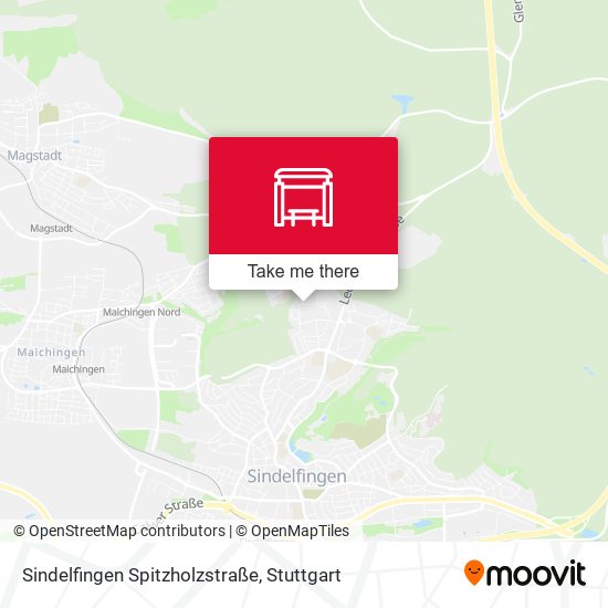 Карта Sindelfingen Spitzholzstraße