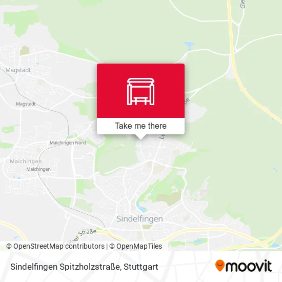 Карта Sindelfingen Spitzholzstraße
