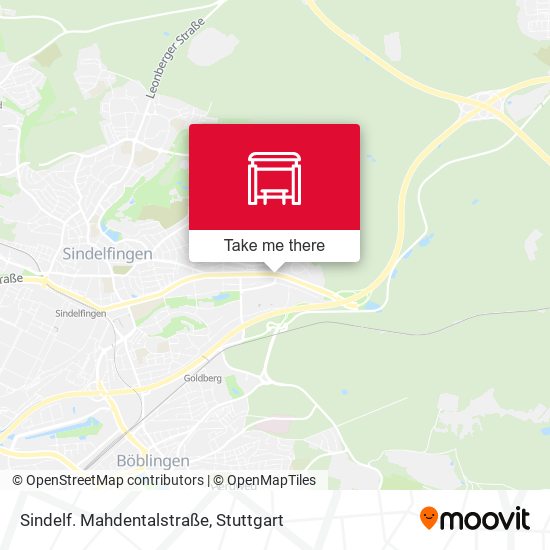 Sindelf. Mahdentalstraße map