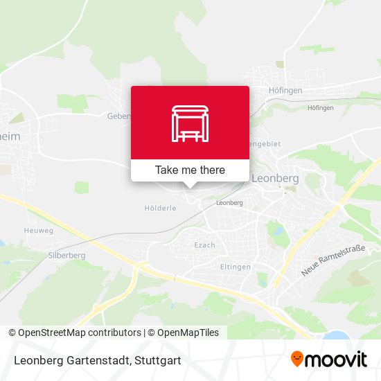 Leonberg Gartenstadt map