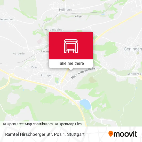 Карта Ramtel Hirschberger Str. Pos 1