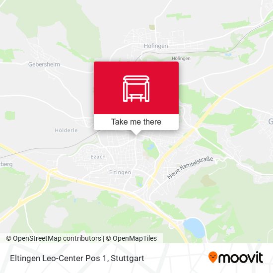 Карта Eltingen Leo-Center Pos 1