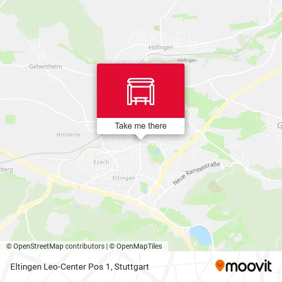 Карта Eltingen Leo-Center Pos 1