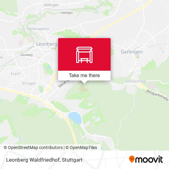 Leonberg Waldfriedhof map