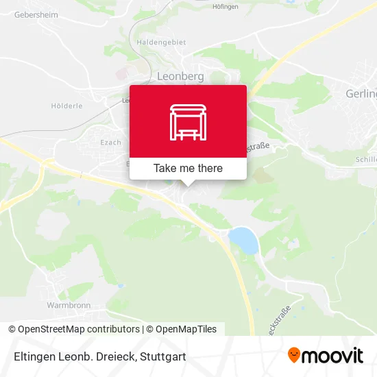 Карта Eltingen Leonb. Dreieck