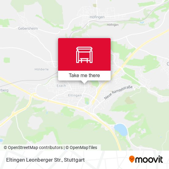 Карта Eltingen Leonberger Str.