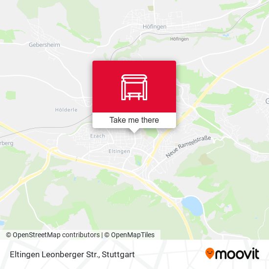 Eltingen Leonberger Str. map