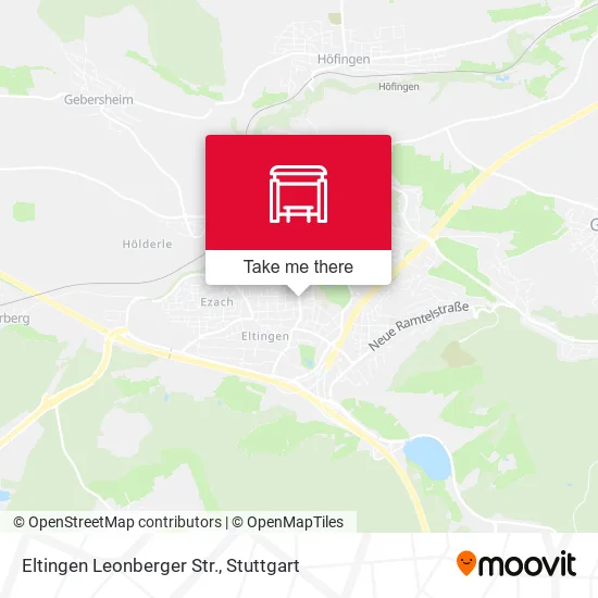 Карта Eltingen Leonberger Str.