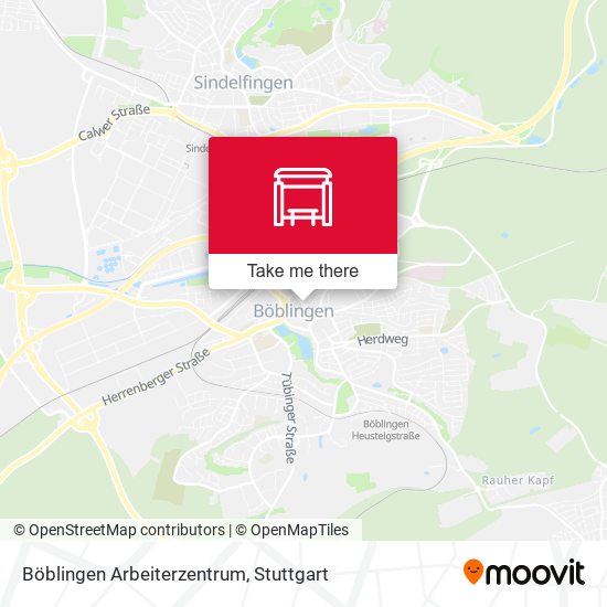 Böblingen Arbeiterzentrum map