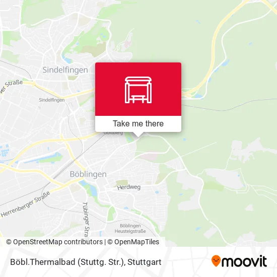 Карта Böbl.Thermalbad (Stuttg. Str.)
