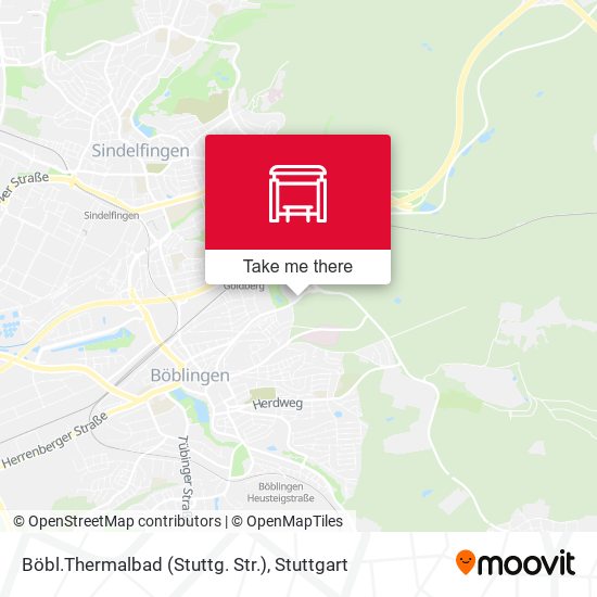 Карта Böbl.Thermalbad (Stuttg. Str.)