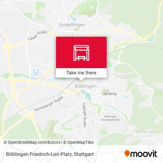 Böblingen Friedrich-List-Platz map