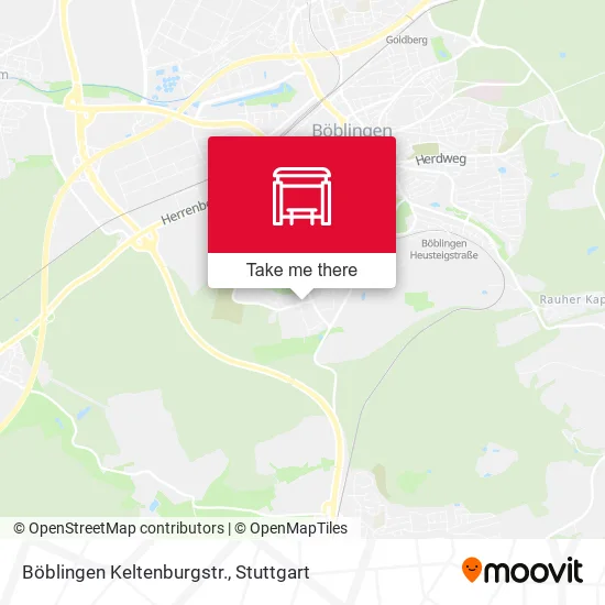 Карта Böblingen Keltenburgstr.