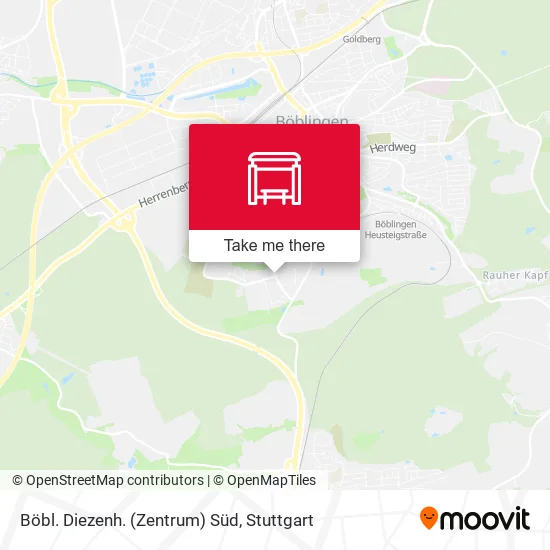 Карта Böbl. Diezenh. (Zentrum) Süd