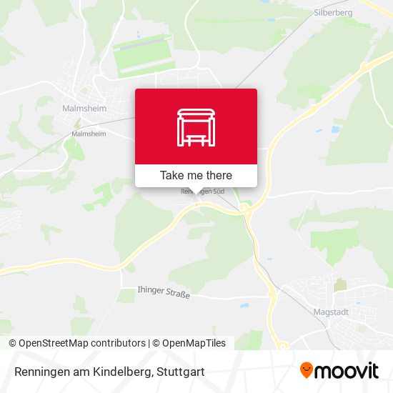 Renningen am Kindelberg map