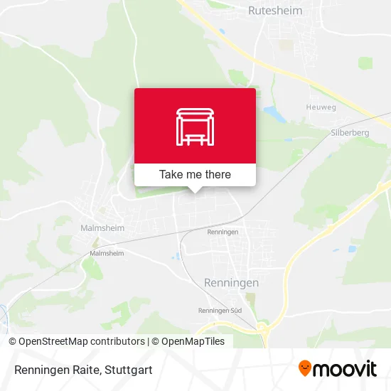 Карта Renningen Raite