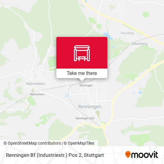 Карта Renningen Bf (Industriestr.) Pos 2