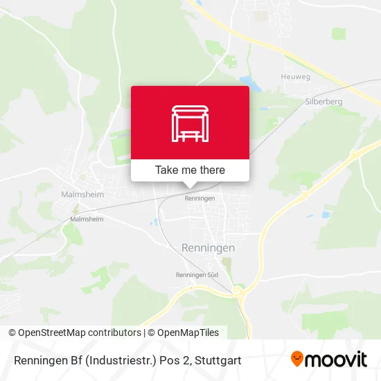 Карта Renningen Bf (Industriestr.) Pos 2