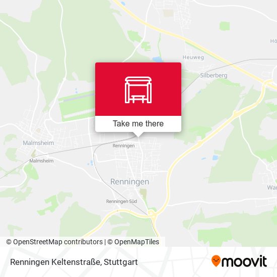 Renningen Keltenstraße map