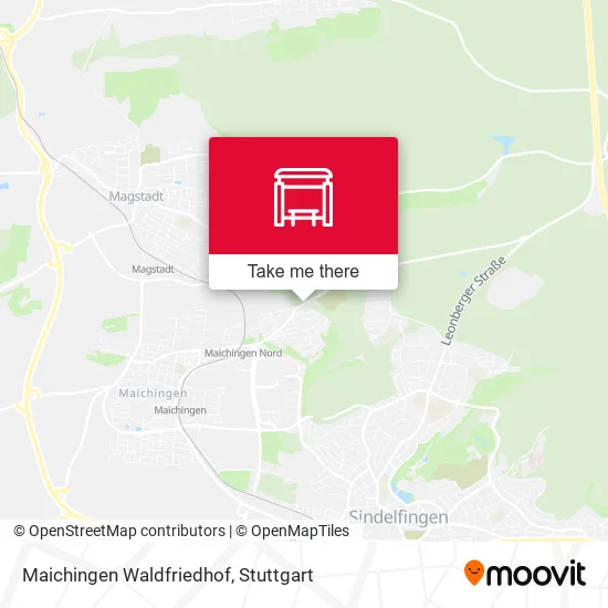 Карта Maichingen Waldfriedhof
