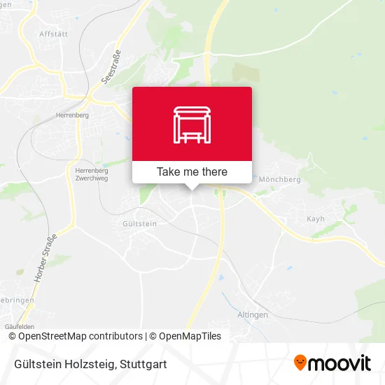 Карта Gültstein Holzsteig