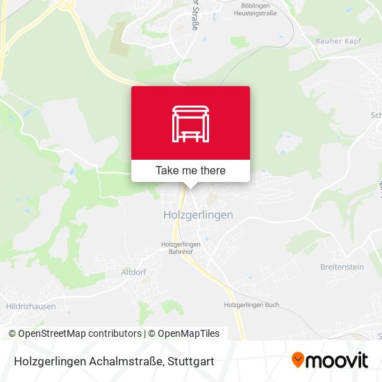 Holzgerlingen Achalmstraße map