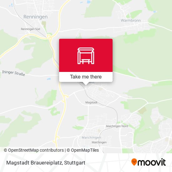 Magstadt Brauereiplatz map