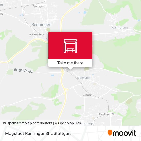 Карта Magstadt Renninger Str.