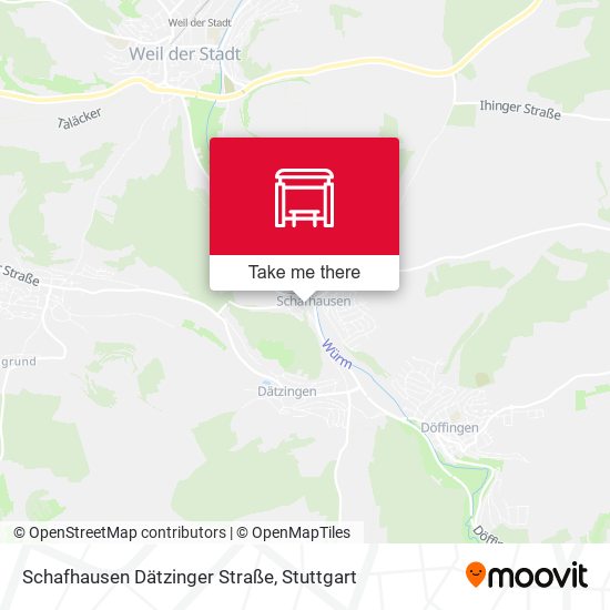 Schafhausen Dätzinger Straße map