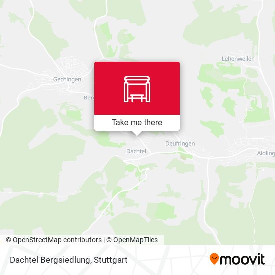 Карта Dachtel Bergsiedlung