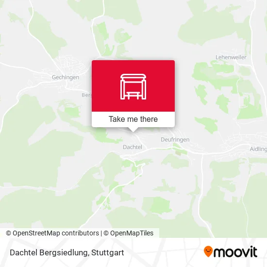 Карта Dachtel Bergsiedlung
