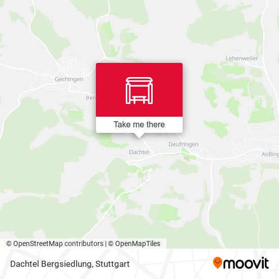 Dachtel Bergsiedlung map