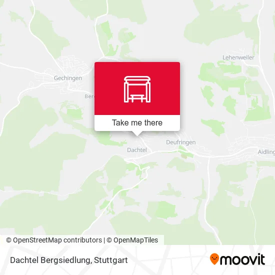 Карта Dachtel Bergsiedlung
