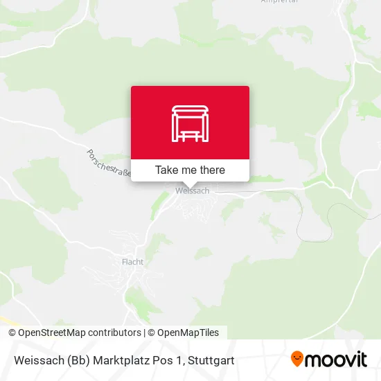 Карта Weissach (Bb) Marktplatz Pos 1