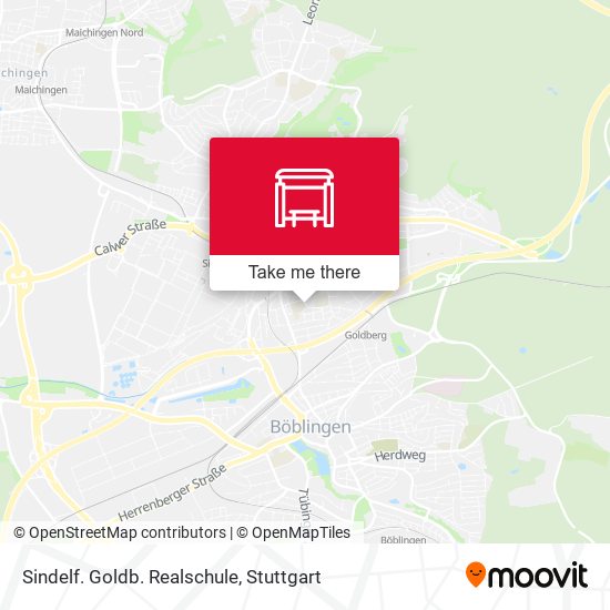 Sindelf. Goldb. Realschule map