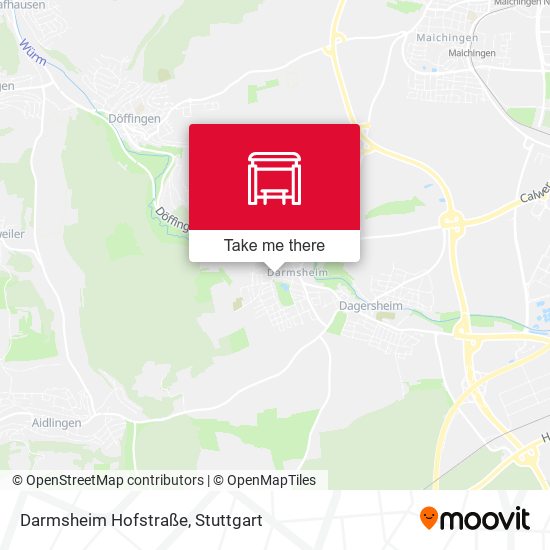 Darmsheim Hofstraße map