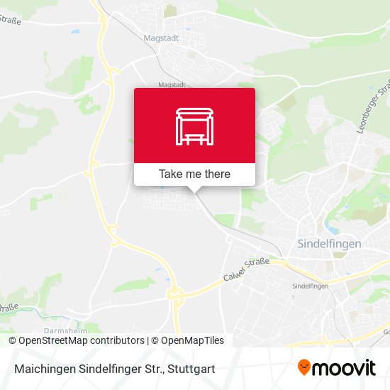 Maichingen Sindelfinger Str. map