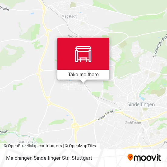 Карта Maichingen Sindelfinger Str.