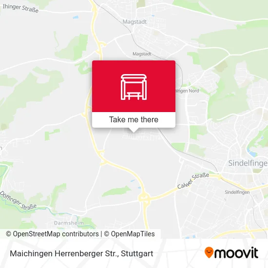 Карта Maichingen Herrenberger Str.