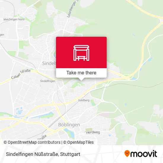 Карта Sindelfingen Nüßstraße
