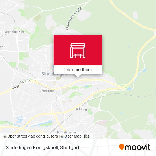 Sindelfingen Königsknoll map