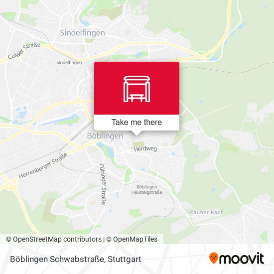 Böblingen Schwabstraße map