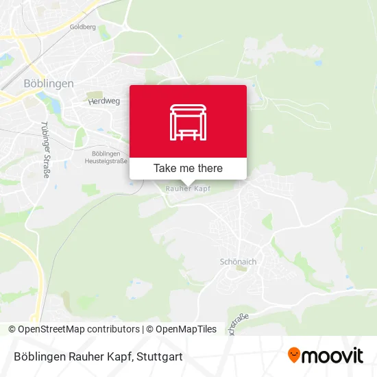Карта Böblingen Rauher Kapf