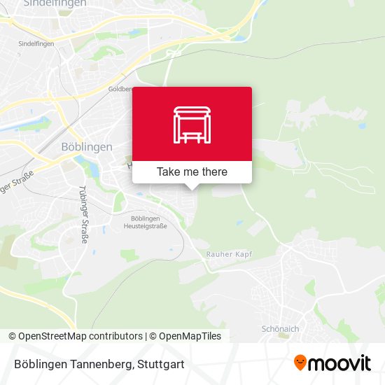 Карта Böblingen Tannenberg