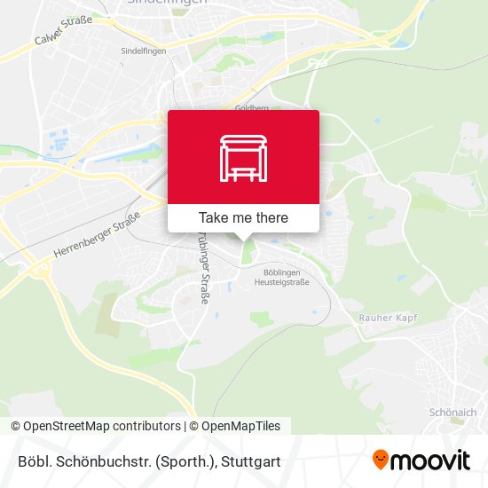 Карта Böbl. Schönbuchstr. (Sporth.)