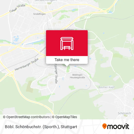 Карта Böbl. Schönbuchstr. (Sporth.)